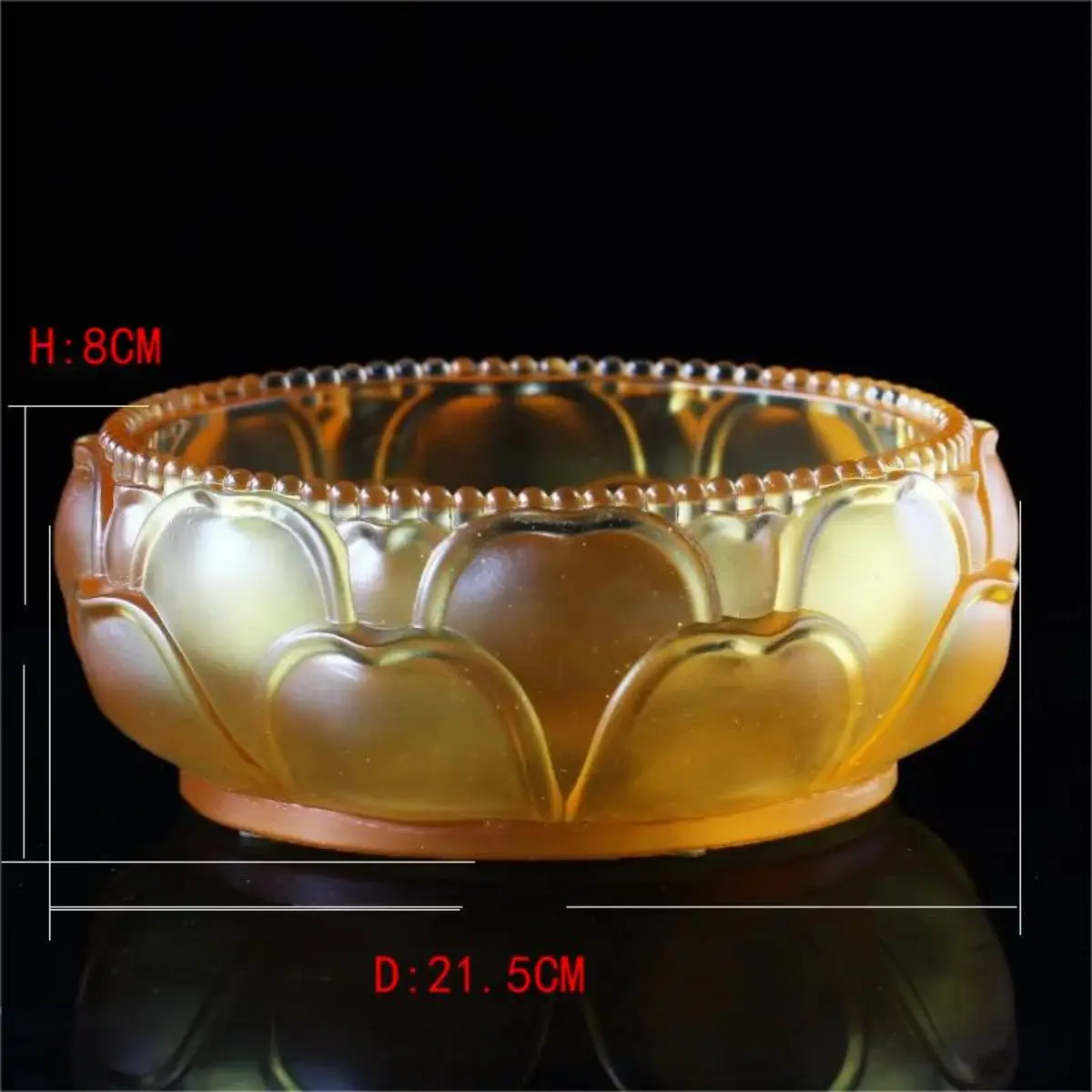 Ancient Glass Bath Buddha Basin Decoration Home Living Room Buddhist Temple Tabletop Display OfferingsPprince Buddha Buddha
