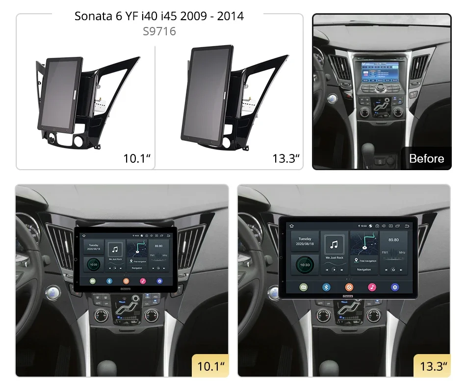 Автомобильный DVD-плеер Tesla style PX6 13 3 дюйма Android 10 0 автоповоротная навигация GPS