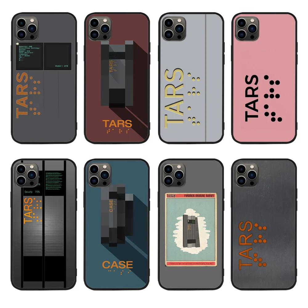 

Phone Case For IPhone 14 13 12 11 Pro Max XR XS X 6s 7 8 Plus SE 12 Mini Tars From Interstellar Protect Soft Cover