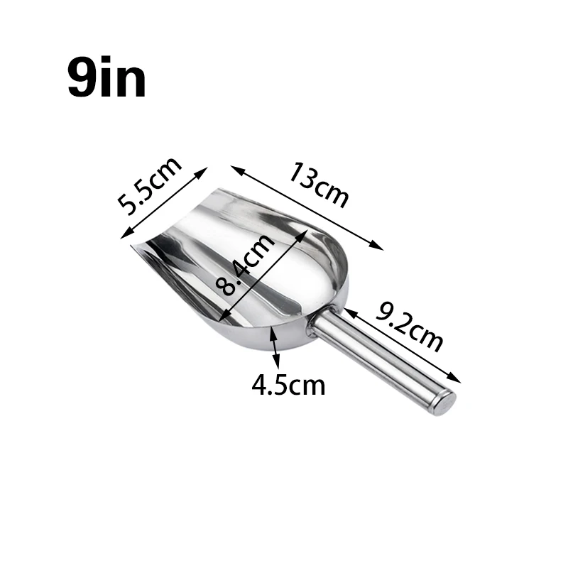 Совок для льда из нержавеющей стали