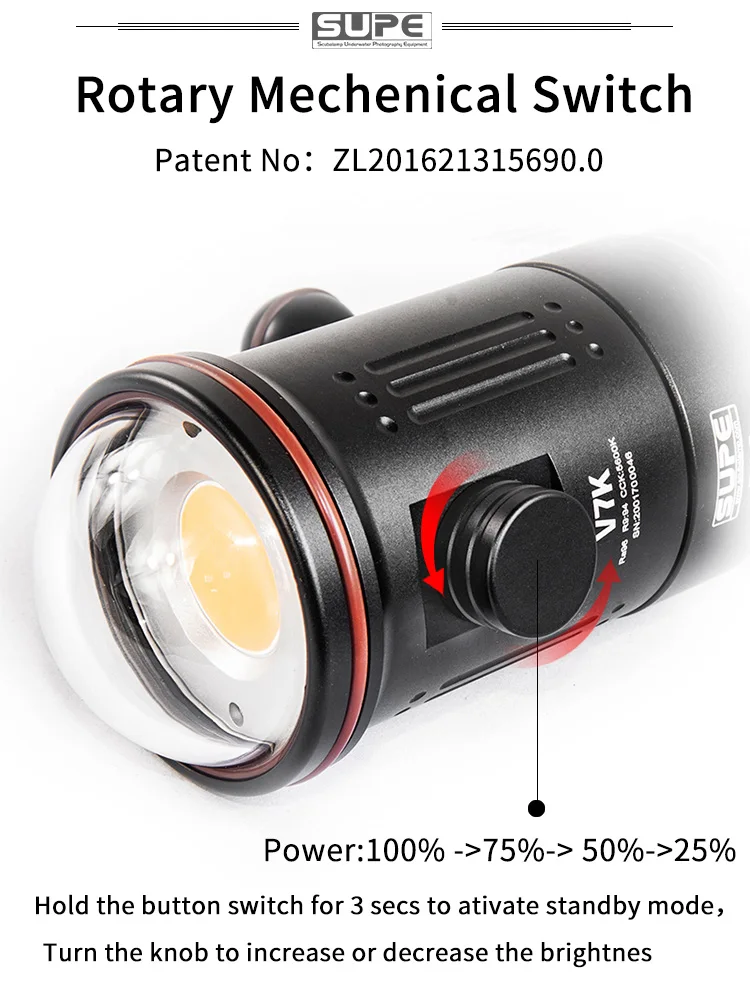 Рисунок 3 - Supe Scubalamp V7k Pro 15000 люмен