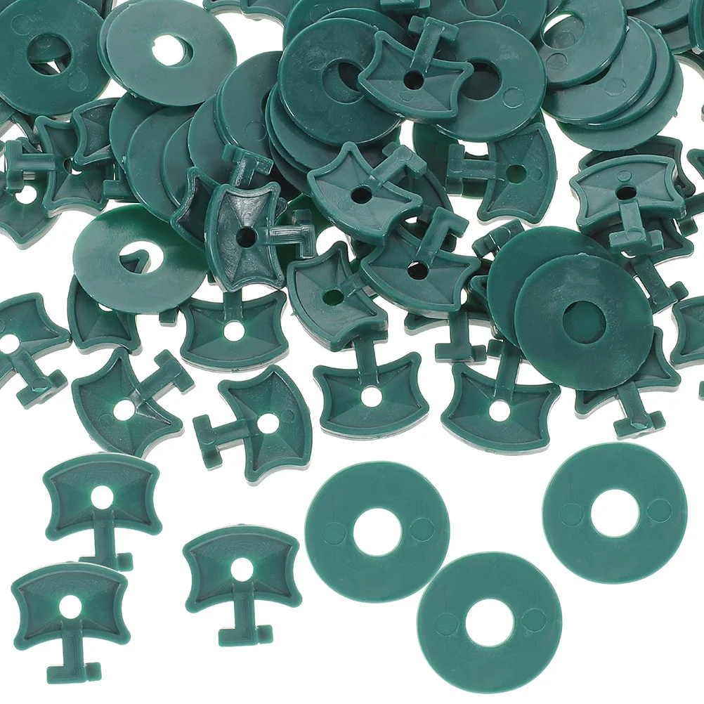 

50 Sets Greenhouse Fixing Clip Accessories Hanger Clips Plants Netting Shading Flower Aluminum