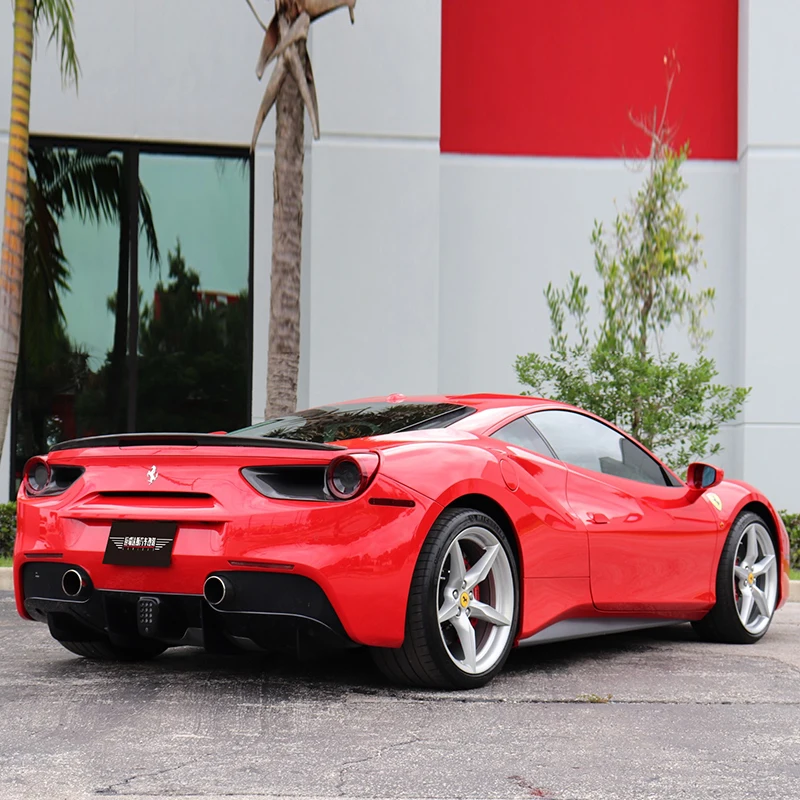 Задний спойлер из углеродного волокна для Ferrari 488 GTB Spider 2015 2016 2017 2018 крышка