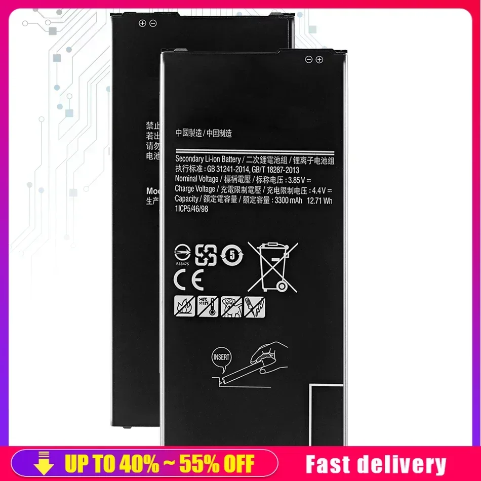 Аккумулятор EB-BG610ABE 3300 мАч для мобильного телефона Samsung Galaxy J7 Prime On7 2016 G610 G615 G6100 Prime2