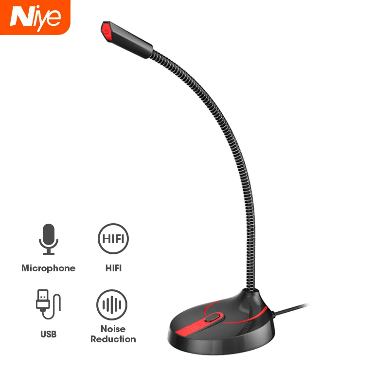 

USB Microphone for Desktop Studio Office Speech Speakers Professional Audio Wired Microphones For PC No Bluetooth Loudspeaker