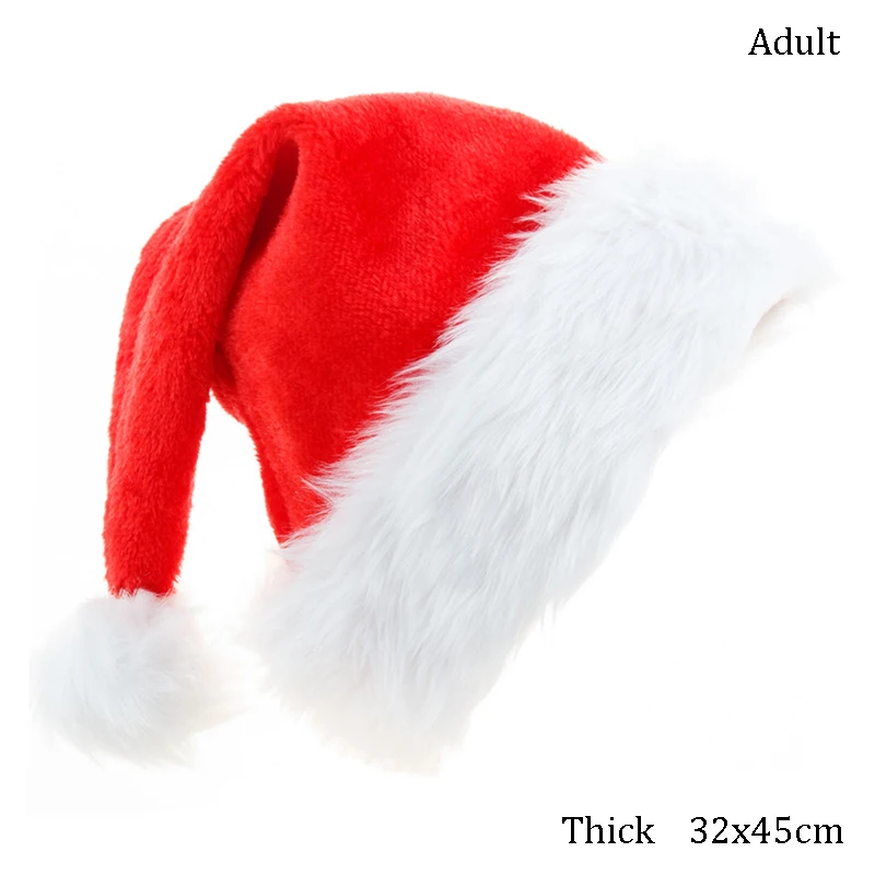 

DUTRIEUX Рождественская шапка Санта Клаус красная плюшевая