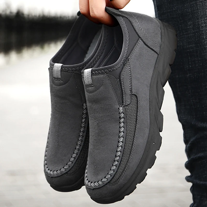 

Men Casual Shoes Breathable Loafers Sneakers 2021 New Fashion Comfortable Flat Handmade Retro Leisure Loafers Shoes Men Shoes