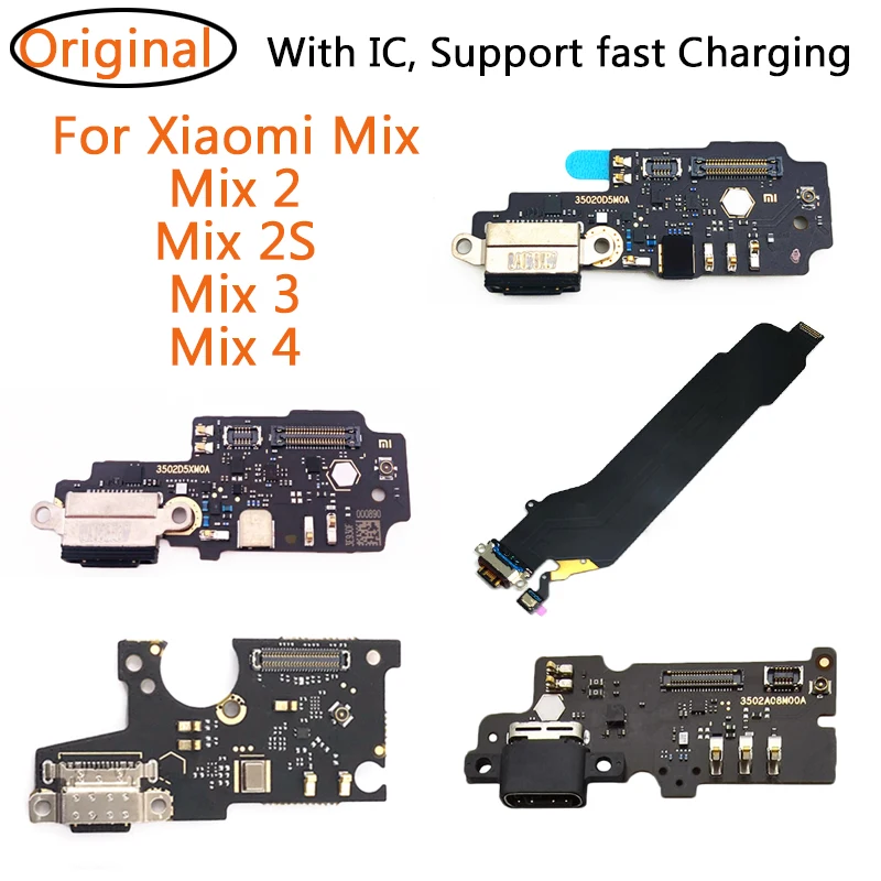 

Original New Charging Connector Board For Xiaomi Mix 2 2s 3 4 Mix2 Mix3 Mix2s Mix4 USB Dock Port Flex Cable