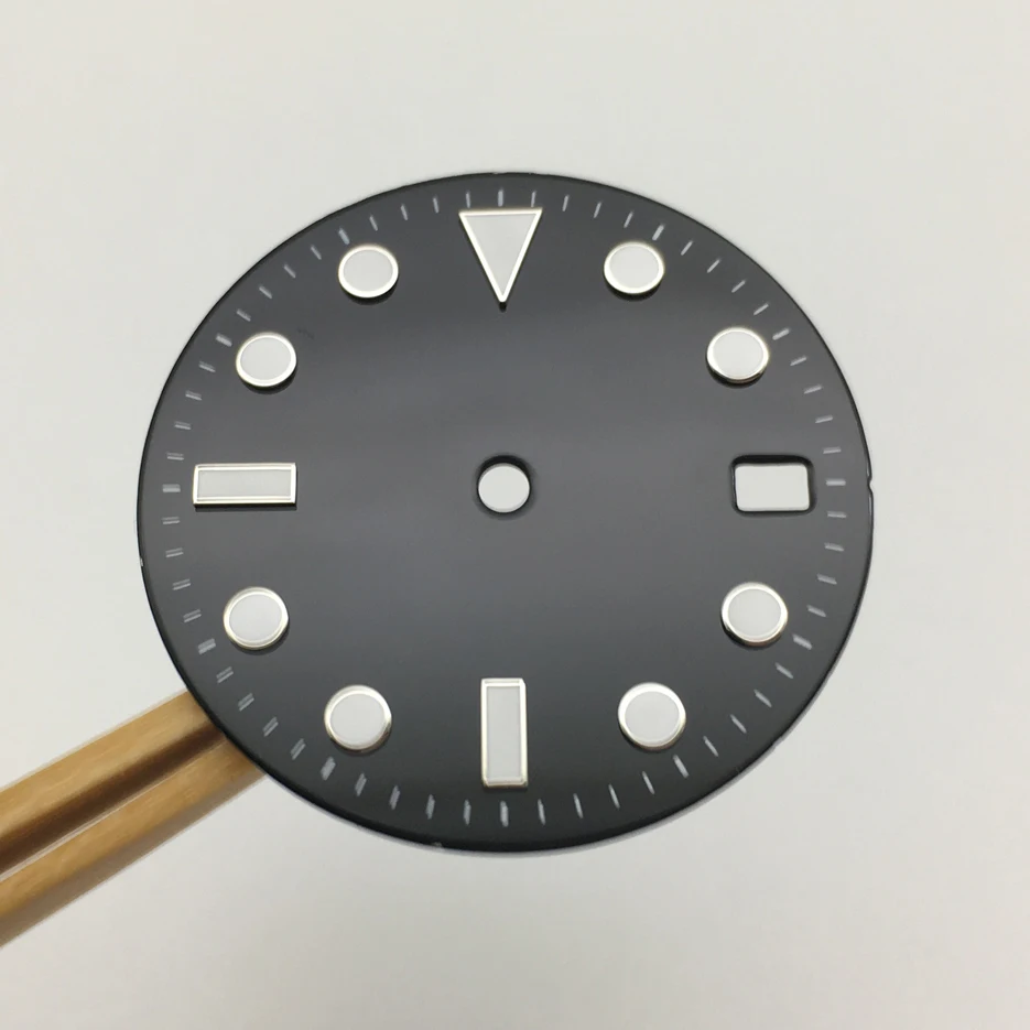 No Logo 28.5mm Watch Dial Replacement, Modified Dial, Luminous Face, for NH35A Movement BB5 Men Watch Accessories