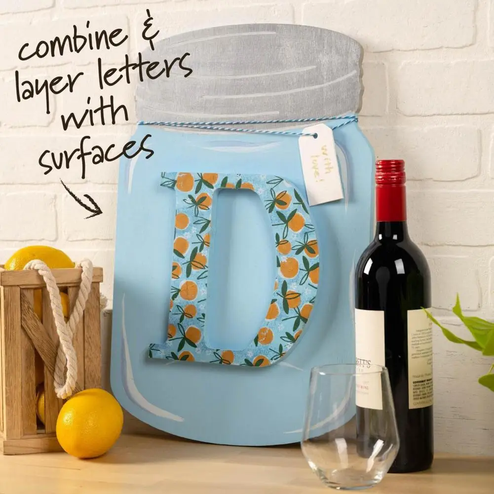 

High-quality Wood Chips Durable Wood Alphabet Chips for Diy Crafts Unfinished Letter Ornaments for Home Decor Arts Projects