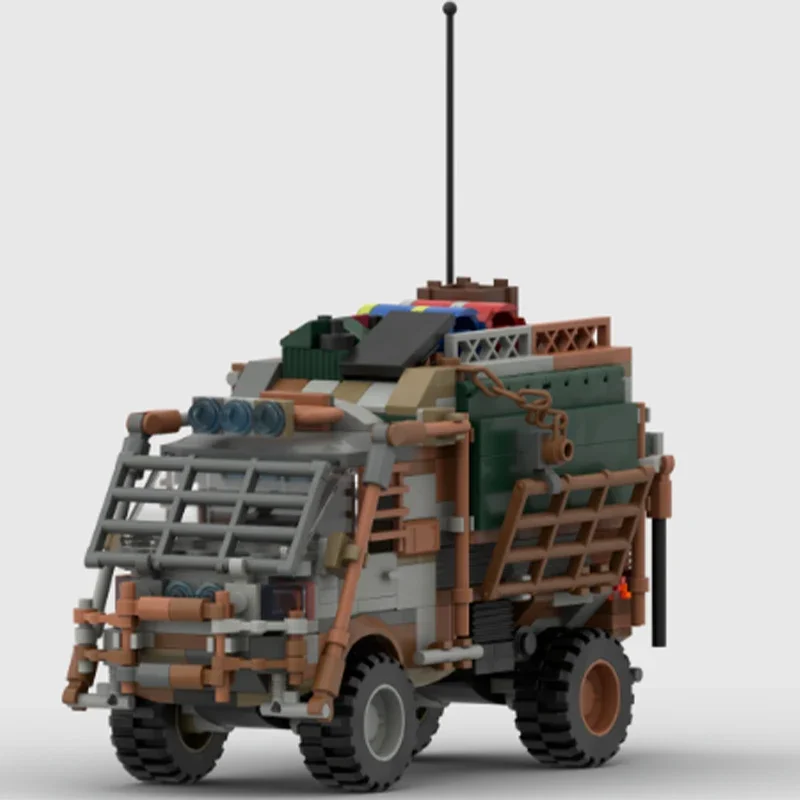 New399pcs MOC Doomsday Style — курическая тележка которая текущая внутри модель