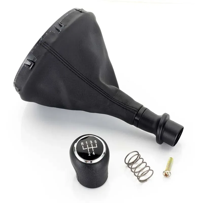 Фото Для Volkswagen VW Transporter T5 T5.1 Gp 2003-2011 T6 Автомобильная ручка переключения передач, рычаг переключения передач, кожаные чехлы, воротник №3