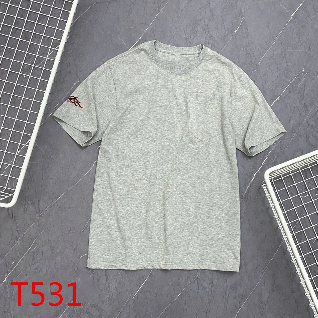 

T531 T-shirt summer short-sleeved fashion personality punk style trend custom graffiti printing cross letter shape couple