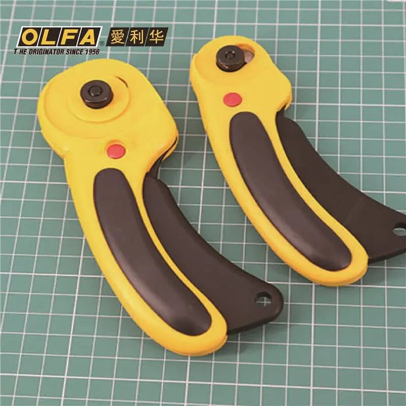 Эргономичный роторный резак OLFA Deluxe RTY-1/DX RTY-2/DX RTY-3/DX Лезвие из нержавеющей стали RB60