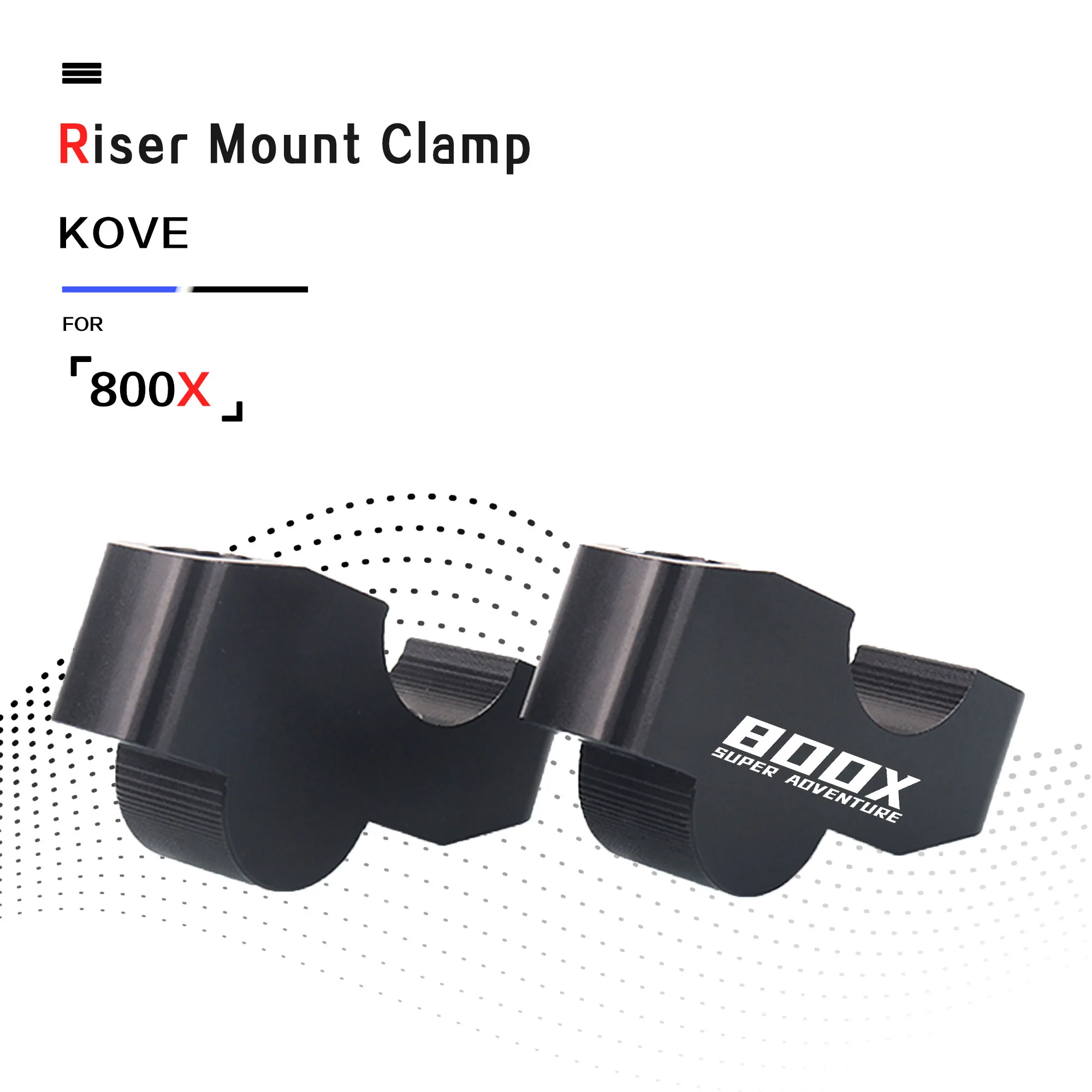 

Алюминиевое крепление на руль для мотоцикла KOVE 800X 800x2023 2024 2025