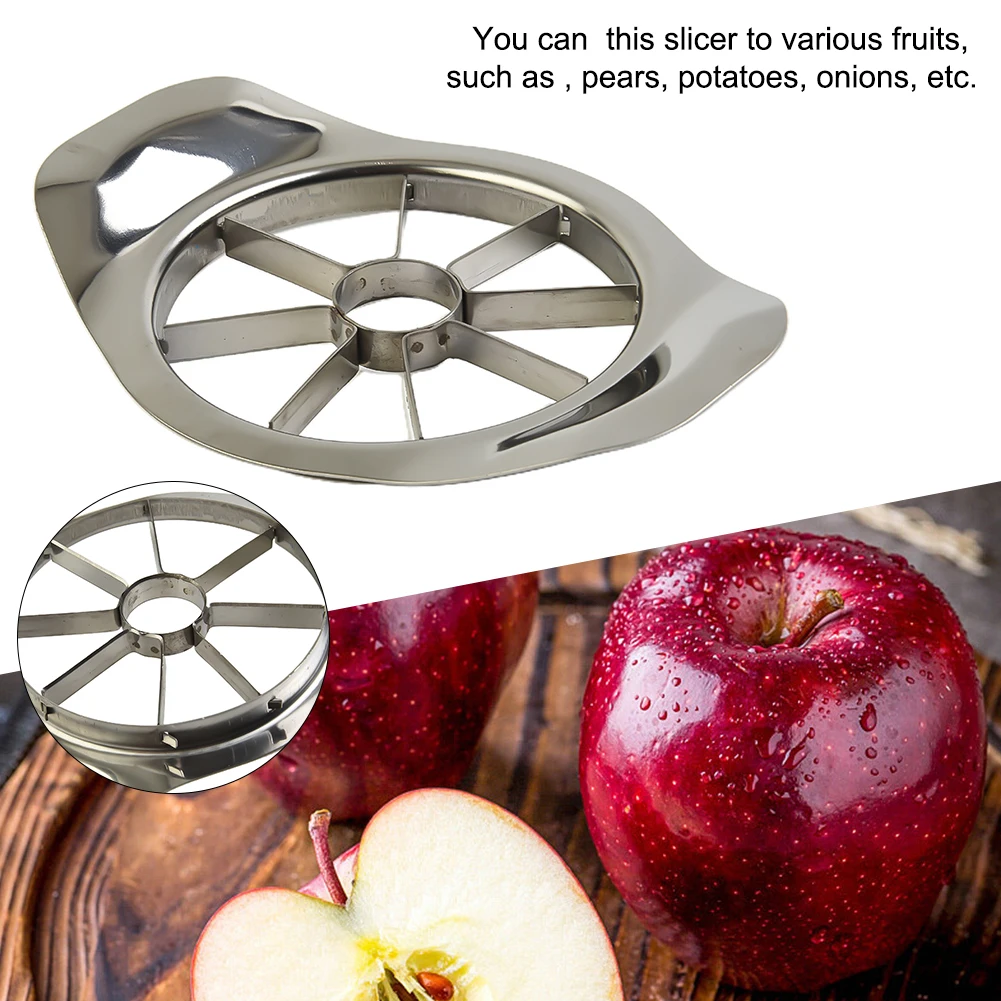 

1pc Stainless-Steel Apple Cutter Fruit Pear Divider Slicer Fruit Vegetable Cutting Corer Cooking Vegetable Tools Kitchen Gadgets