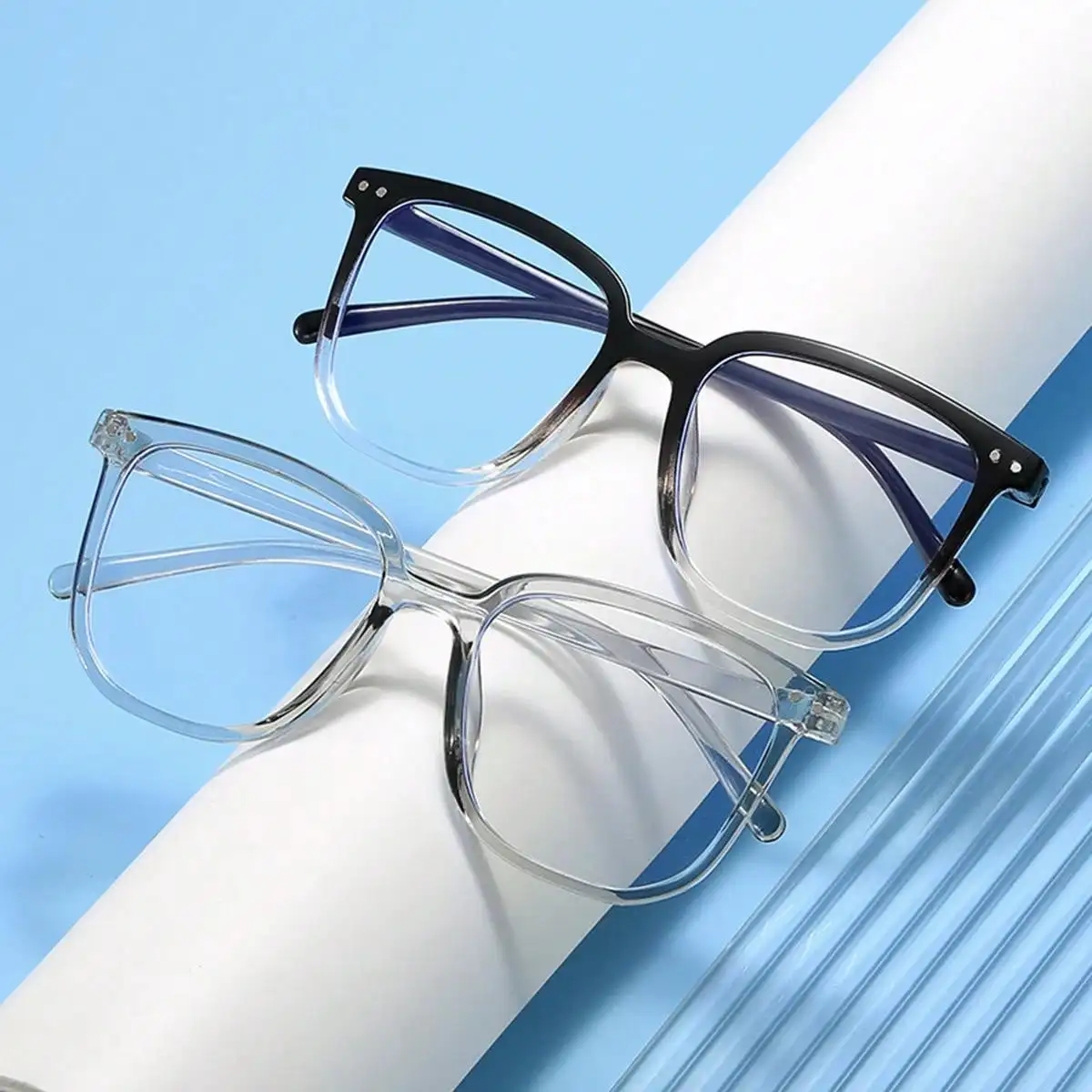 Квадратные Очки Для Чтения Унисекс С Защитой От Излучения Цельные Ветрозащитные