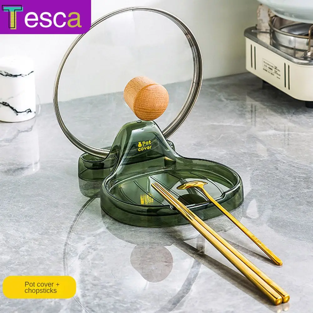 

New Kitchen Manager Countertop Storage Artifact Multi-functional Placement Rack Household Plastic Spoon Holder Pot Cover Bracket