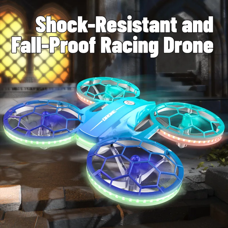 Фото JJRC H127 НЛО Дрон Гоночные дроны Мини Дрон Радиоуправляемый самолет Вертолет Игрушки Удержание высоты Трюк Квадрокоптер Рождественские подарки для мальчиков и детей №3