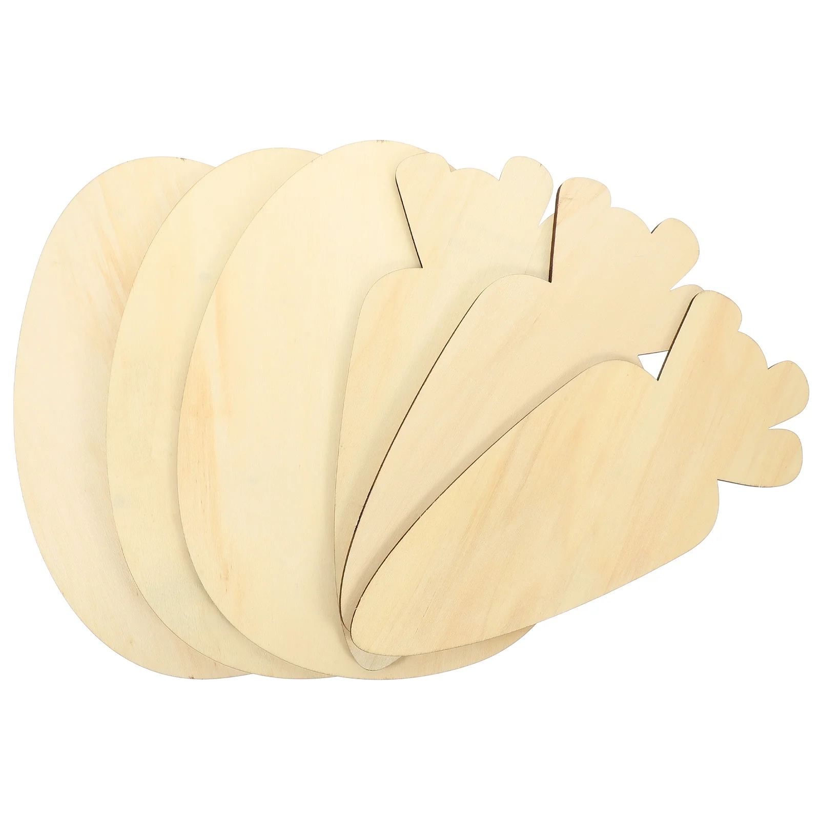 

Easter Wood Ornament Cutouts Unfinished Party Egg Wooden Craft Embellishments Pendant Ornaments Hanging Tag Shape Painting Favor