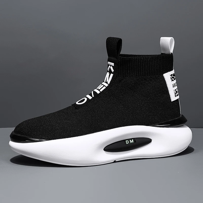Brand Men's Retro Sock Sneakers High Top Chunky Sneakers Breathable Unisex Thick Bottom Casual Sports Shoes Zapatos De Hombre