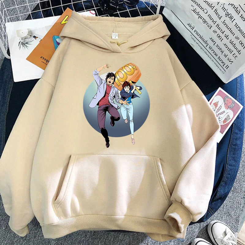 

2022 Fashion Nicky Larson Hoodie City Hunter Hoodies Mannen Kawaii Fleece Sweatshirts Grafische Hoody Streetwear Unisex Clothes
