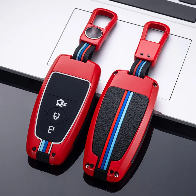 

Car Key Case for Ford Fusion Mustang Explorer F150 Edge Mondeo Mk5 Focus Mk4 2019 2020 2021 Covers Accessories Car-Styling