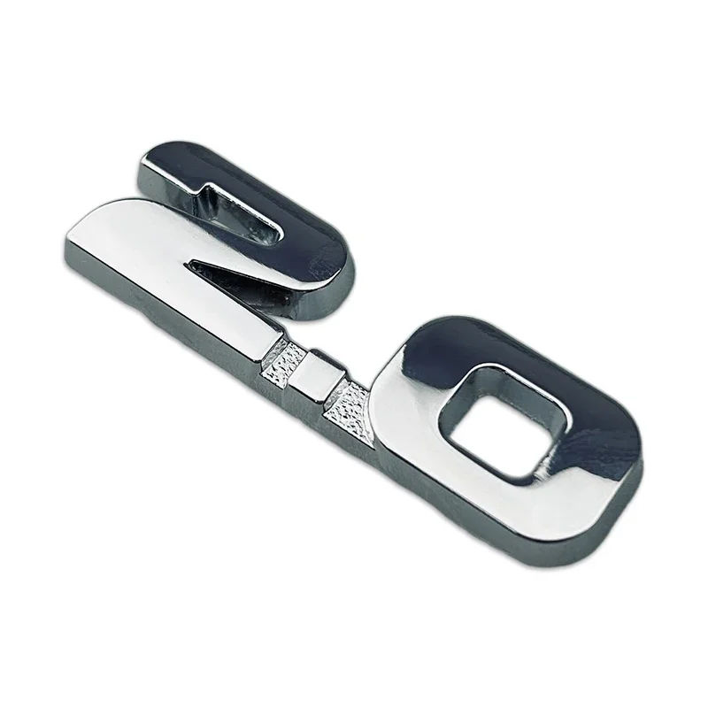 Металлический логотип 2.0 задняя боковая эмблема автомобиля наклейка для Audi Mazda