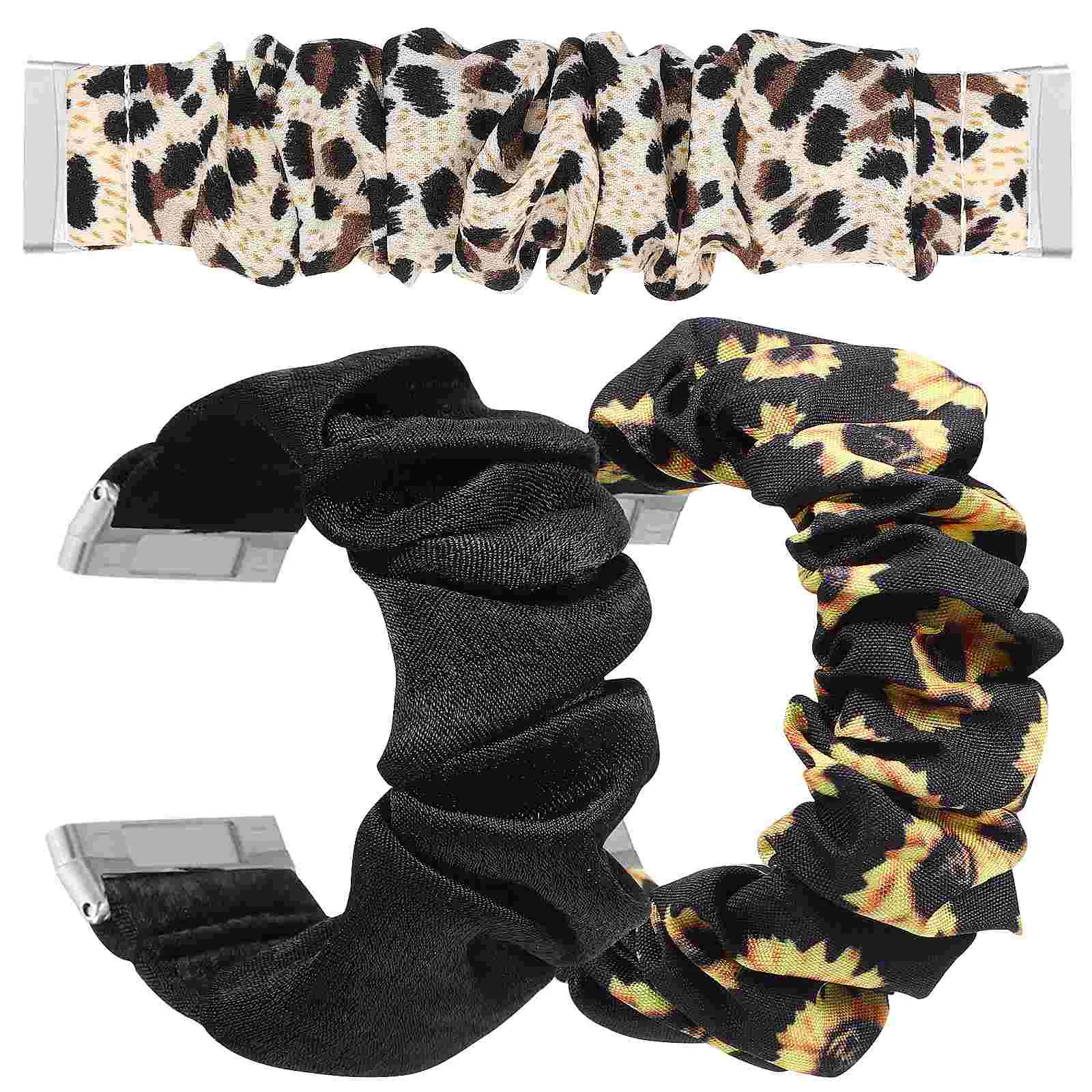 

3 Pcs Watch Bands Cloth Girl Hand Rings Girls Wristbands Nylon Women Hair Scrunchie