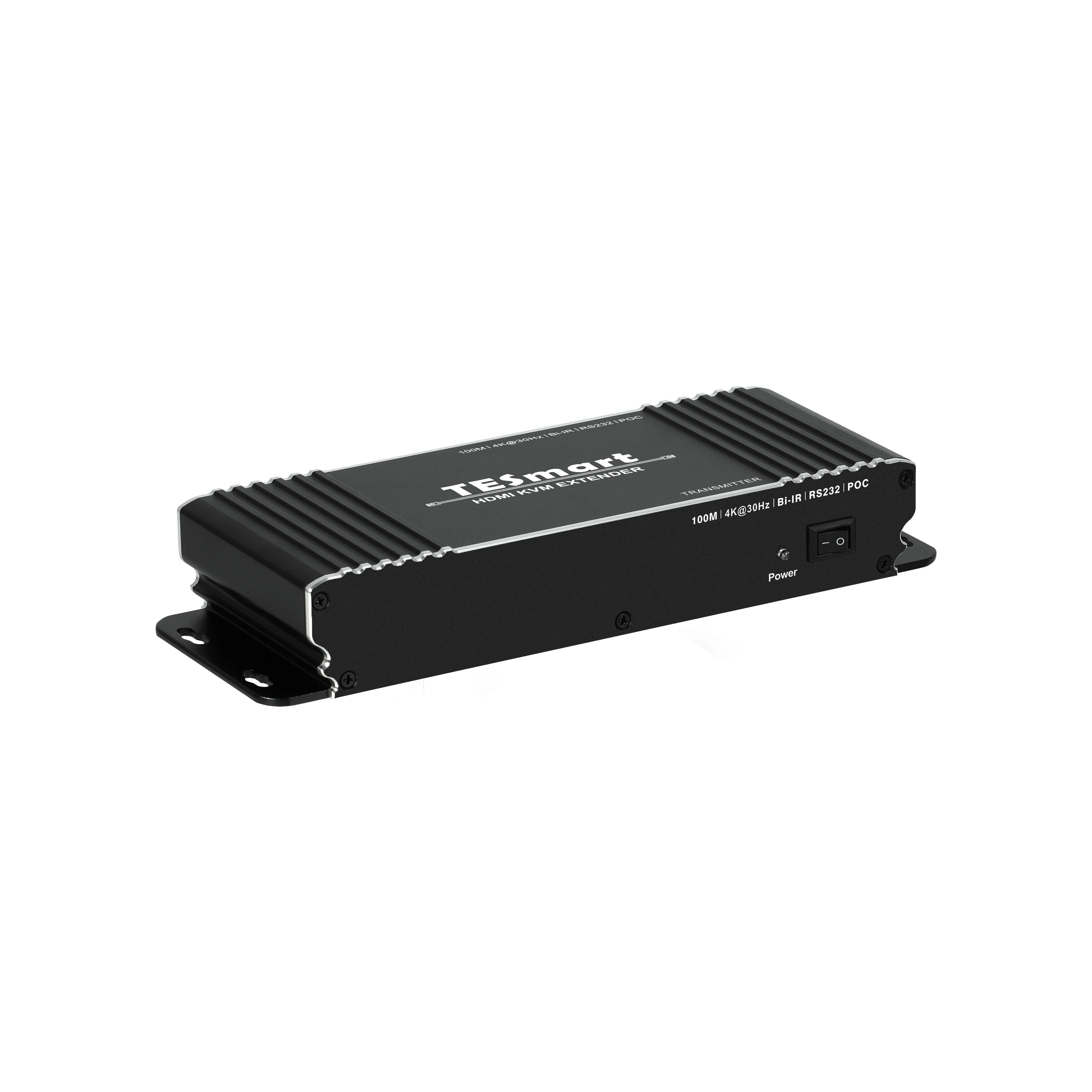 

Hot Selling HDMI KVM Extender 4K @30Hz 1 Input 1 Output with 100M UTP FTP Support RS232 Extender