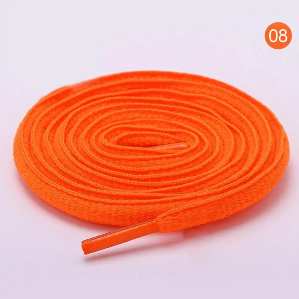 Men's And Women's Sports Shoelaces Color Flat Semicircular Shoelace Suitable For All Shoes Round Laces 26 Colors 1 Pair