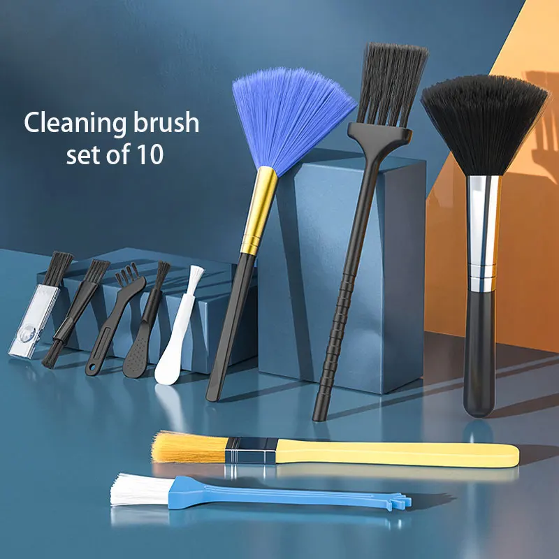 

10 PCS Multi-function Computer Keyboard Cleaner Dust Brush Kit Cleaner For Laptop USB Household Cleaning Tool