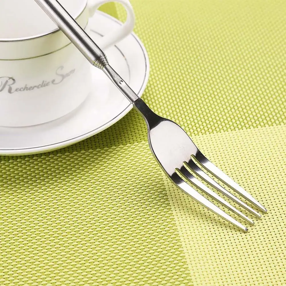 

Practical Meat Fork 4 Tine Fork Dinner Fork Good Grip Dessert Food Fruit Pick Kitchen Supplies Picking Food