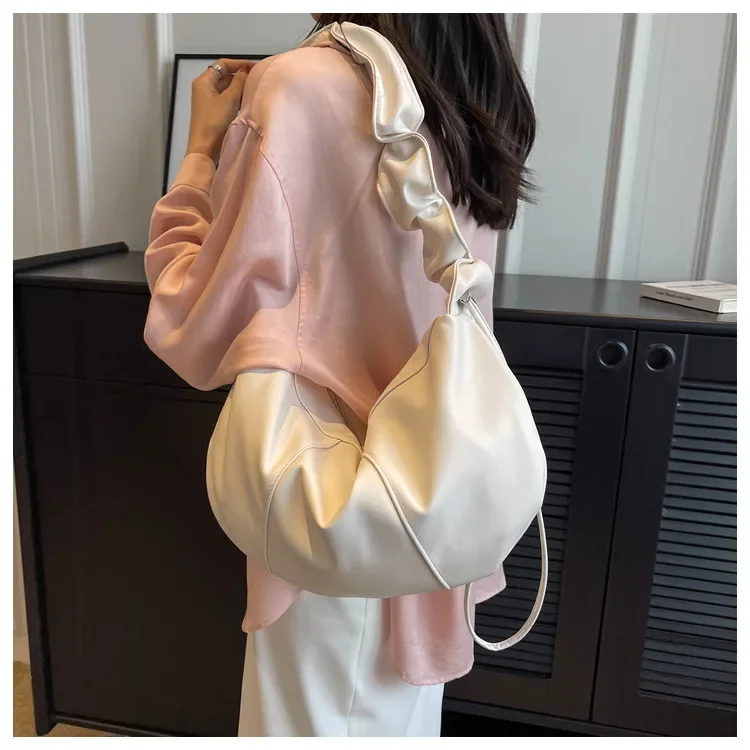 Повседневная женская сумка через плечо из искусственной кожи Дамский Хобо