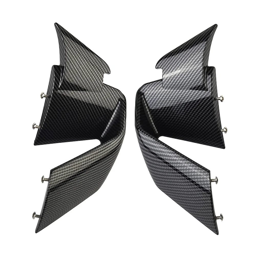 

1pair Carbon Fiber Spoiler Wind Wing Fairing Aerodynamics Winglet For BMW S1000RR M1000RR 2019 2020 2021 Motorcycle Accessories