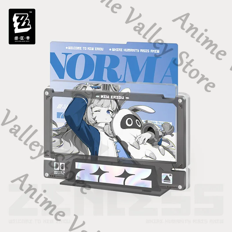 Фото Оригинальная аниме-фигурка Zenless Zone Zero Norma ‌   Акриловая рамка-витрина для косплей-фигурок серии Velina Film с иллюстрациями персонажей мультфильмов, подарок №5