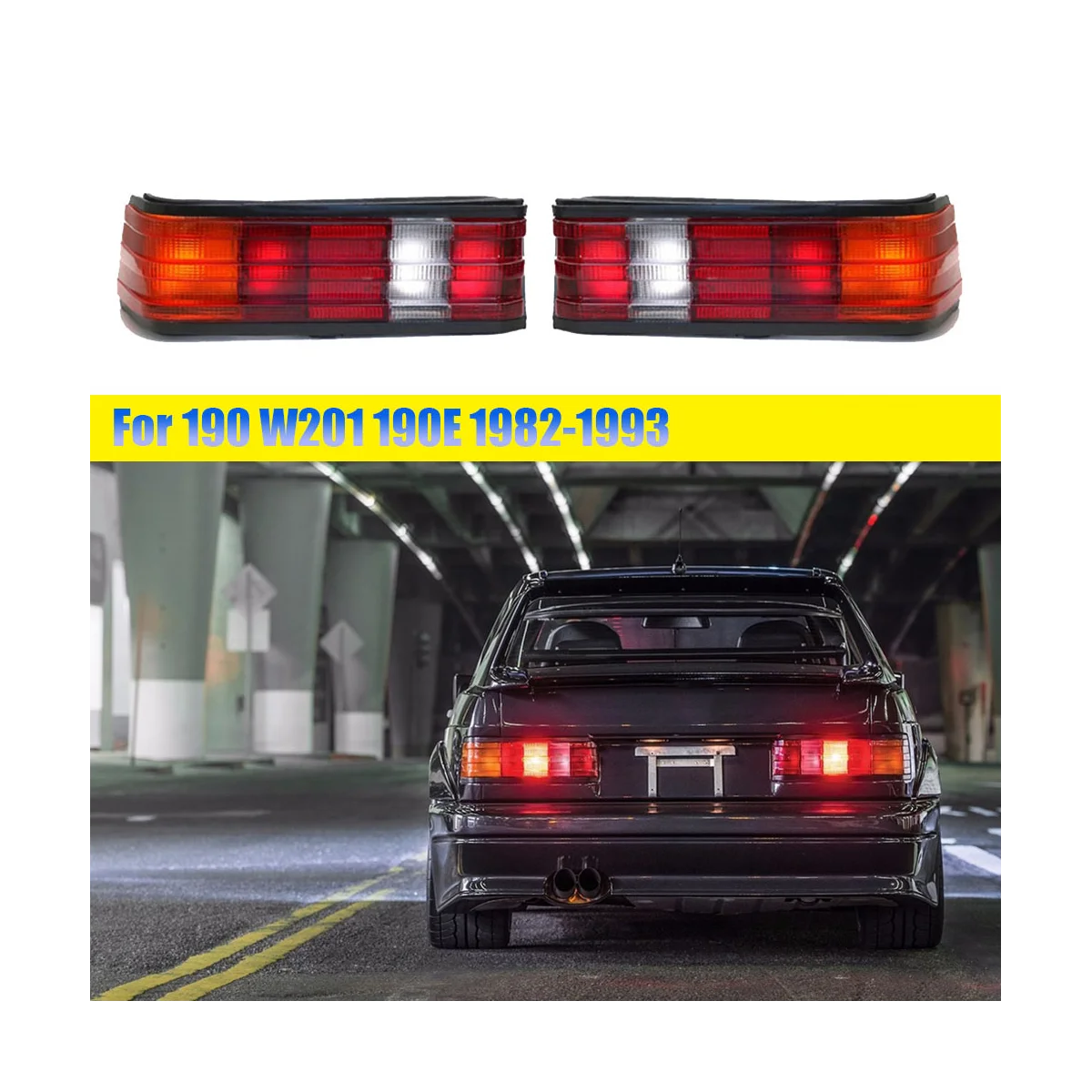 

Задний левый задний фонарь для Mercedes Benz 190 W201 190E 1982-1993