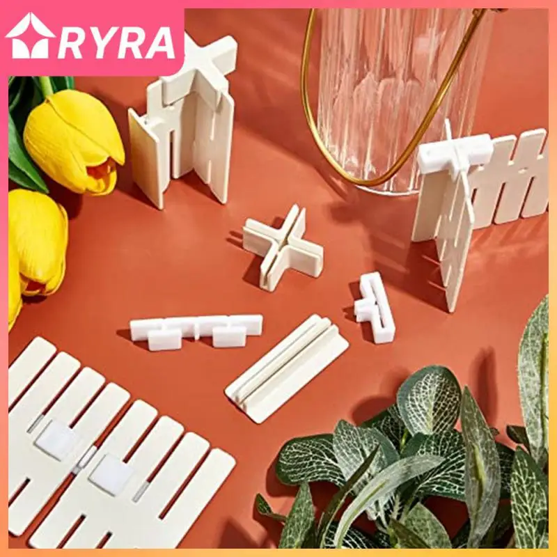 

Partition Extension Buckle Drawer Divider Accessories 1 Set Cross Buckle Fixing Clip Wholesale Diy Storage Clapboard Fixing Clip