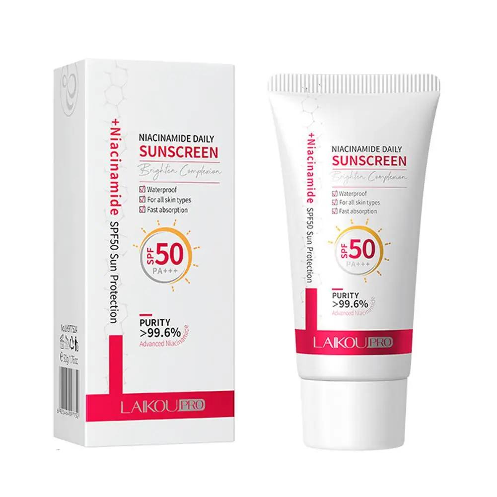 Солнцезащитный отбеливающий изоляционный крем Niacinamide защита от солнца УФ
