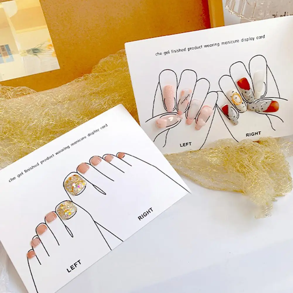 

5 шт., декоративные карты для дизайна ногтей, 2 вида