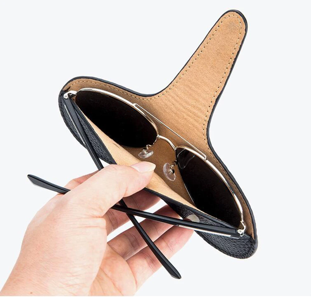 

CLD9984 художественный простой чехол для хранения солнцезащитных очков ins ДЕРМАЛЬНАЯ Женская и мужская Портативная сумка для очков для близор...