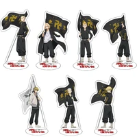tokyo revengers action figure cosplay acrylic stands keisuke baji model plate desk decoration for fans collections props gifts