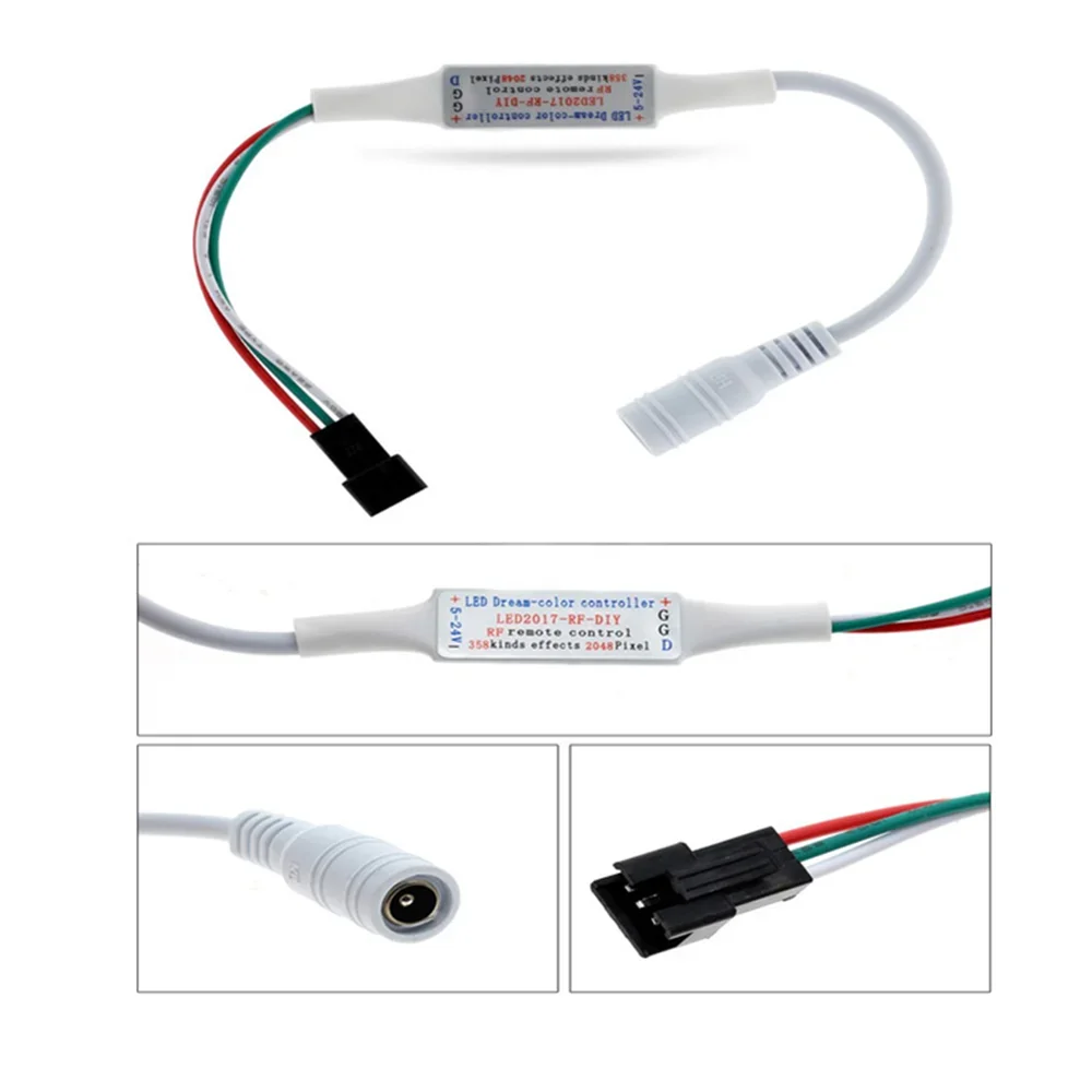 WS2812B Контроллер WS2811 USB Mini 3 клавиши 4 для Pixel LED Strip Light SP002E WS2812 Светодиодная лента Power