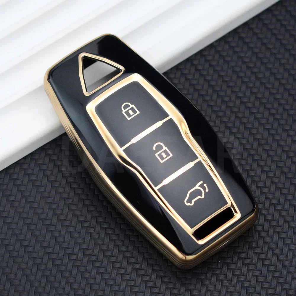 3/4 кнопки из ТПУ чехол для дистанционного ключа автомобиля чехол-брелок Mitsubishi