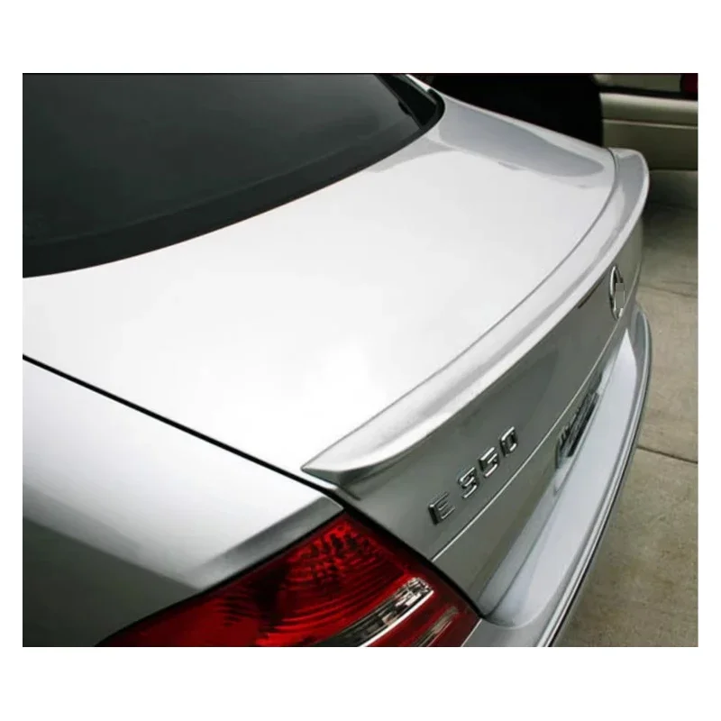 Спойлер W211 для Benz E240 280 320 350 E63 E-класса заднее крыло автомобиля черный хвостовой