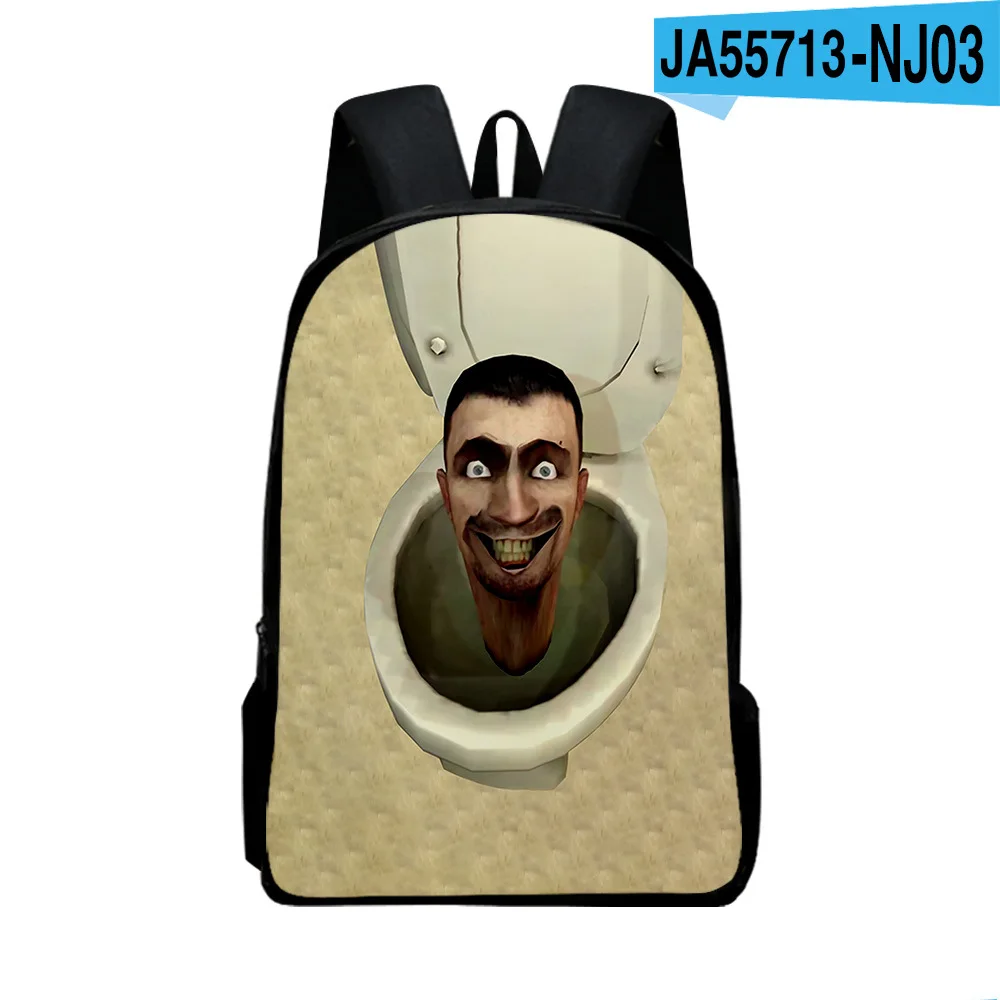 

Водонепроницаемый рюкзак для мальчиков и девочек, унитаз с аниме героями мультфильмов, для учеников начальной и средней школы