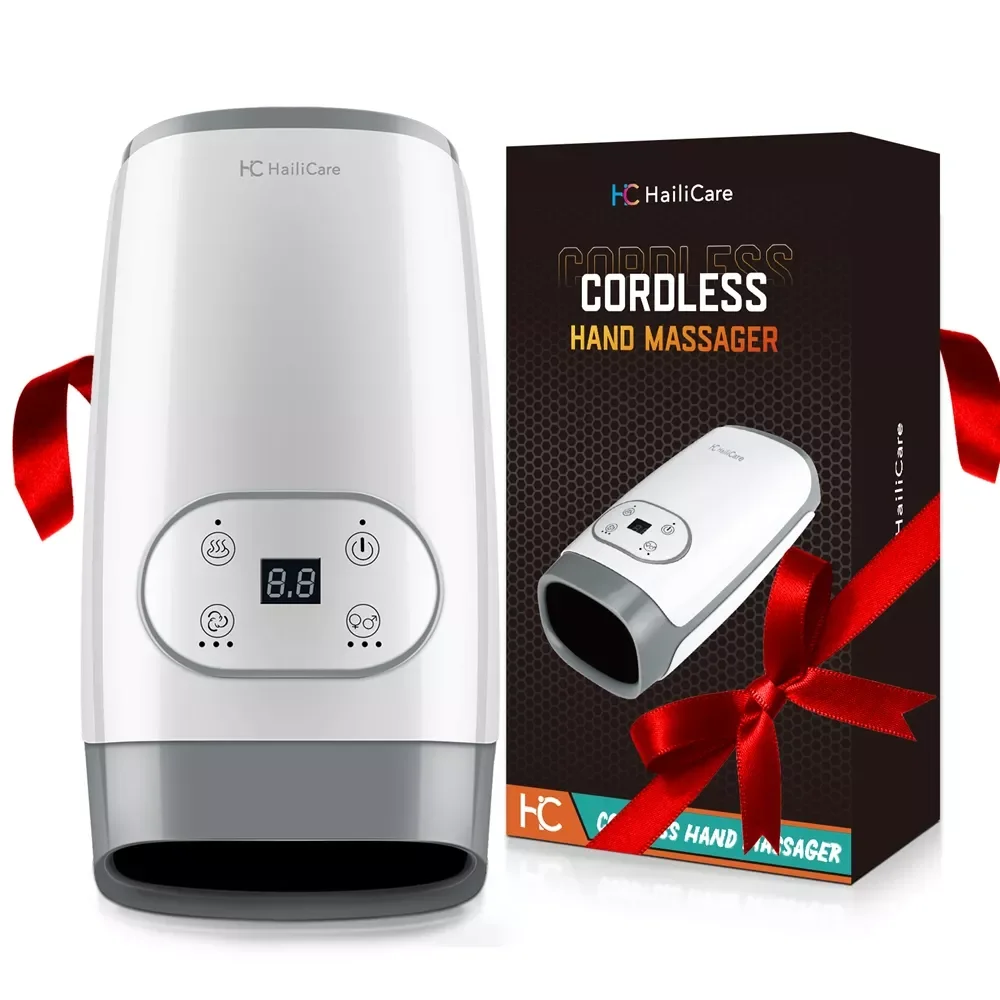 

Electric Hand Massage Device Heat Air Compression Palm Massager Beauty Finger Wrist Spa Relax Pain Relief Hand Care Best Gift