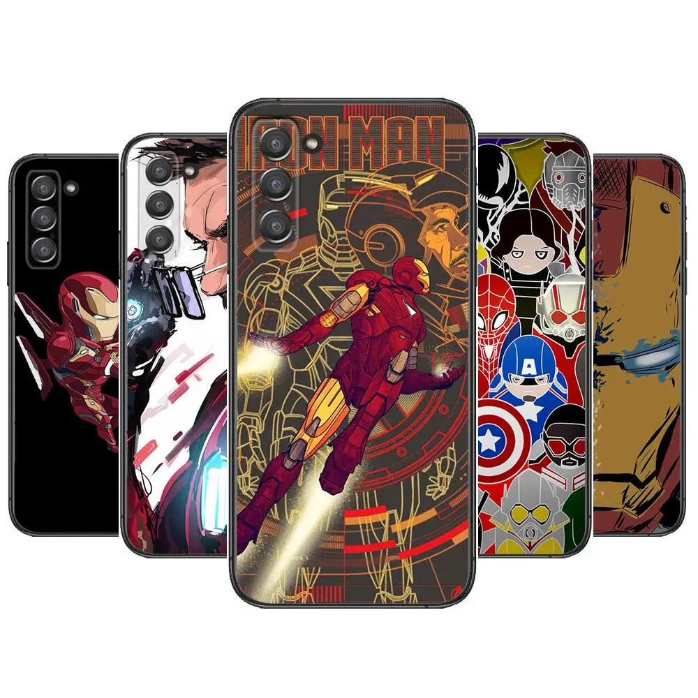

Marvel Iron Man Phone cover hull For SamSung Galaxy s6 s7 S8 S9 S10E S20 S21 S5 S30 Plus S20 fe 5G Lite Ultra Edge