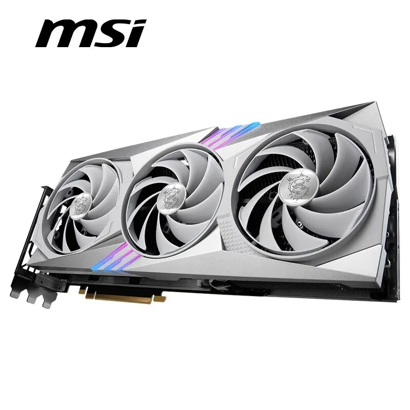 

MSI GeForce RTX 4070 Ti GAMING X TRIO WHITE 12G 12GB 192bit GDDR6X RTX 4070 Ti Graphic Card Gaming GPU placa de video видеокарта