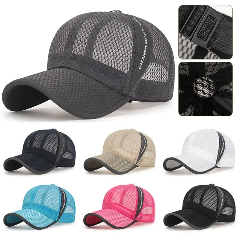 

Fashion Brand Sports Baseball Caps Mesh Peaked Caps Outdoor Caps Sun Hats Gorras Baseball Caps Neutral Comfortable Breathable